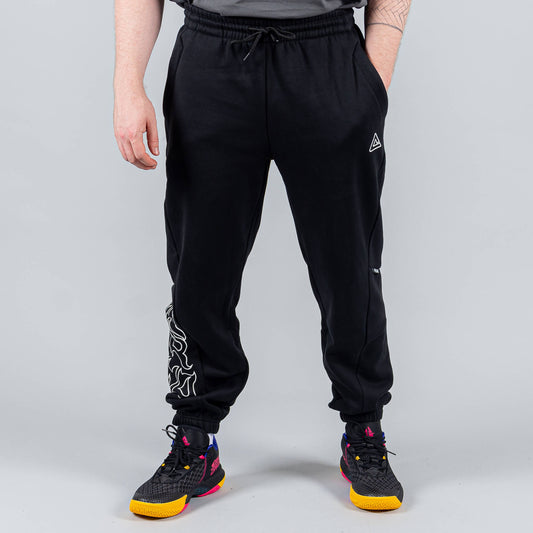 Tepláky Peak Basketbal Underground (Knitted Fleece Pants) Black