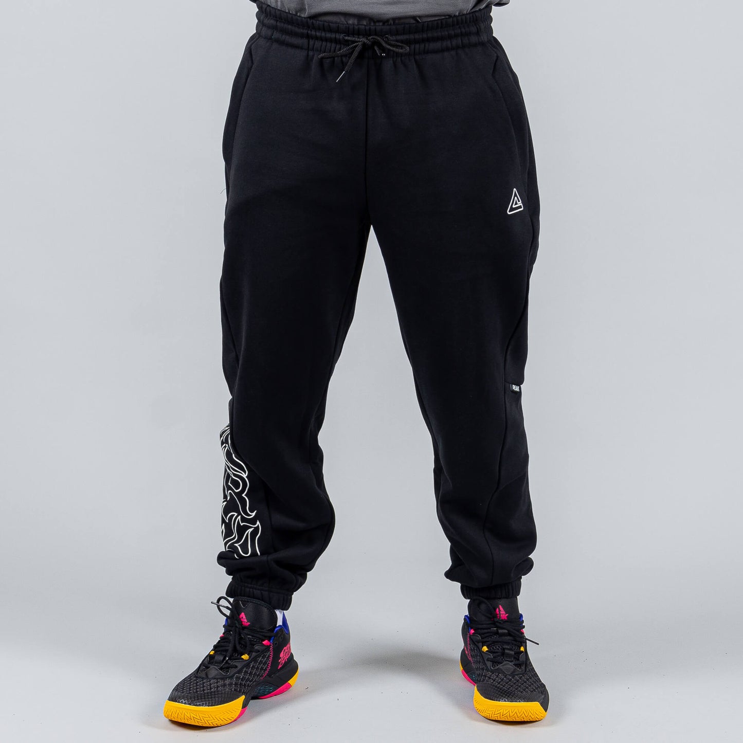Tepláky Peak Basketbal Underground (Knitted Fleece Pants) Black