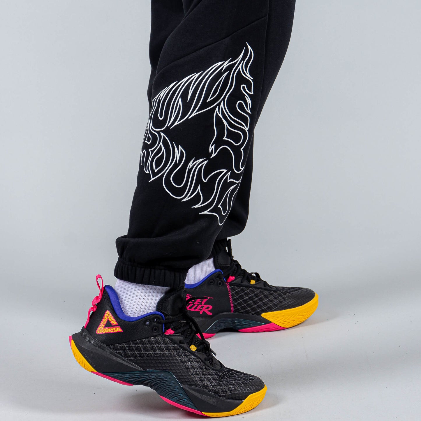 Tepláky Peak Basketbal Underground (Knitted Fleece Pants) Black