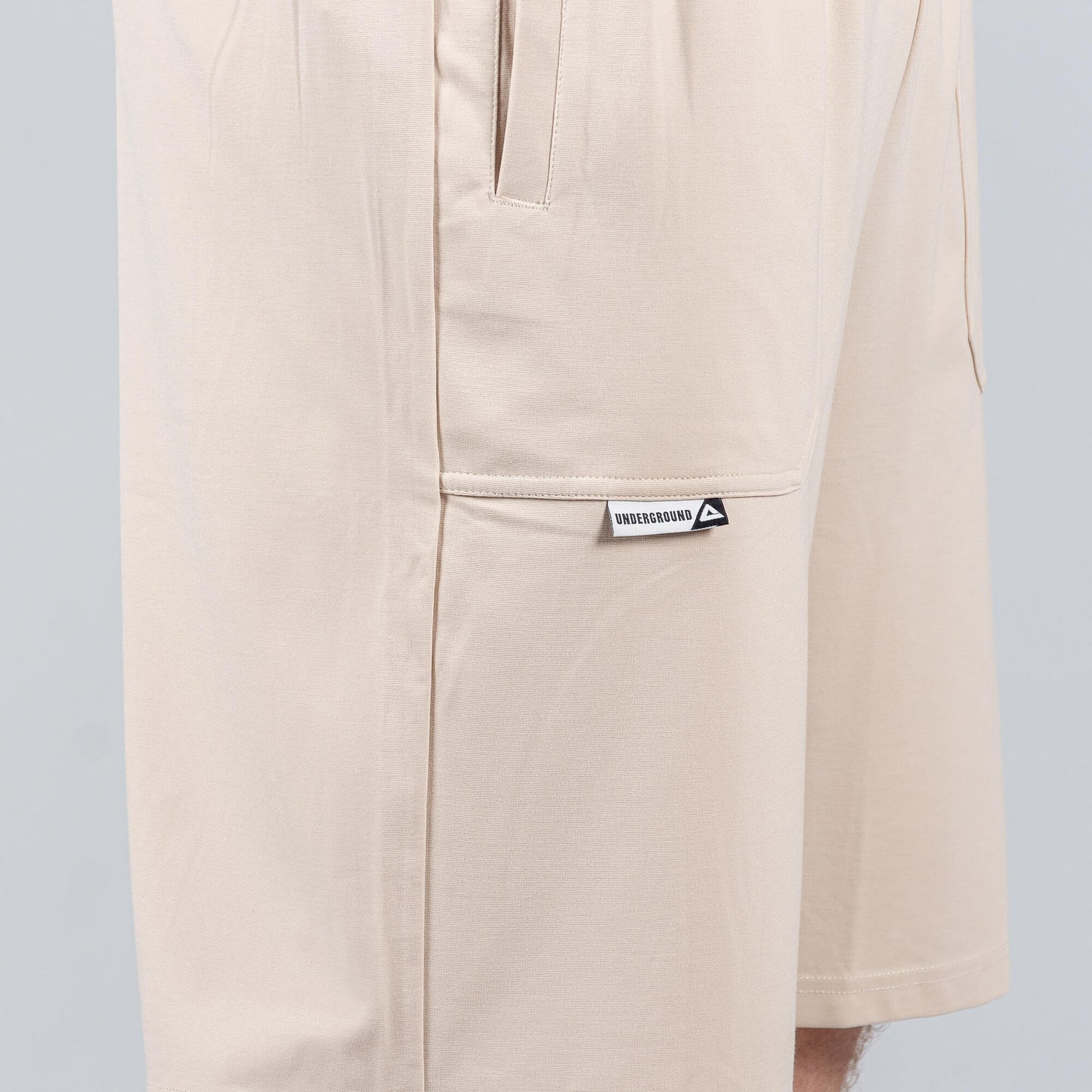 Basketbalové šortky Peak Underground WHITE GREY