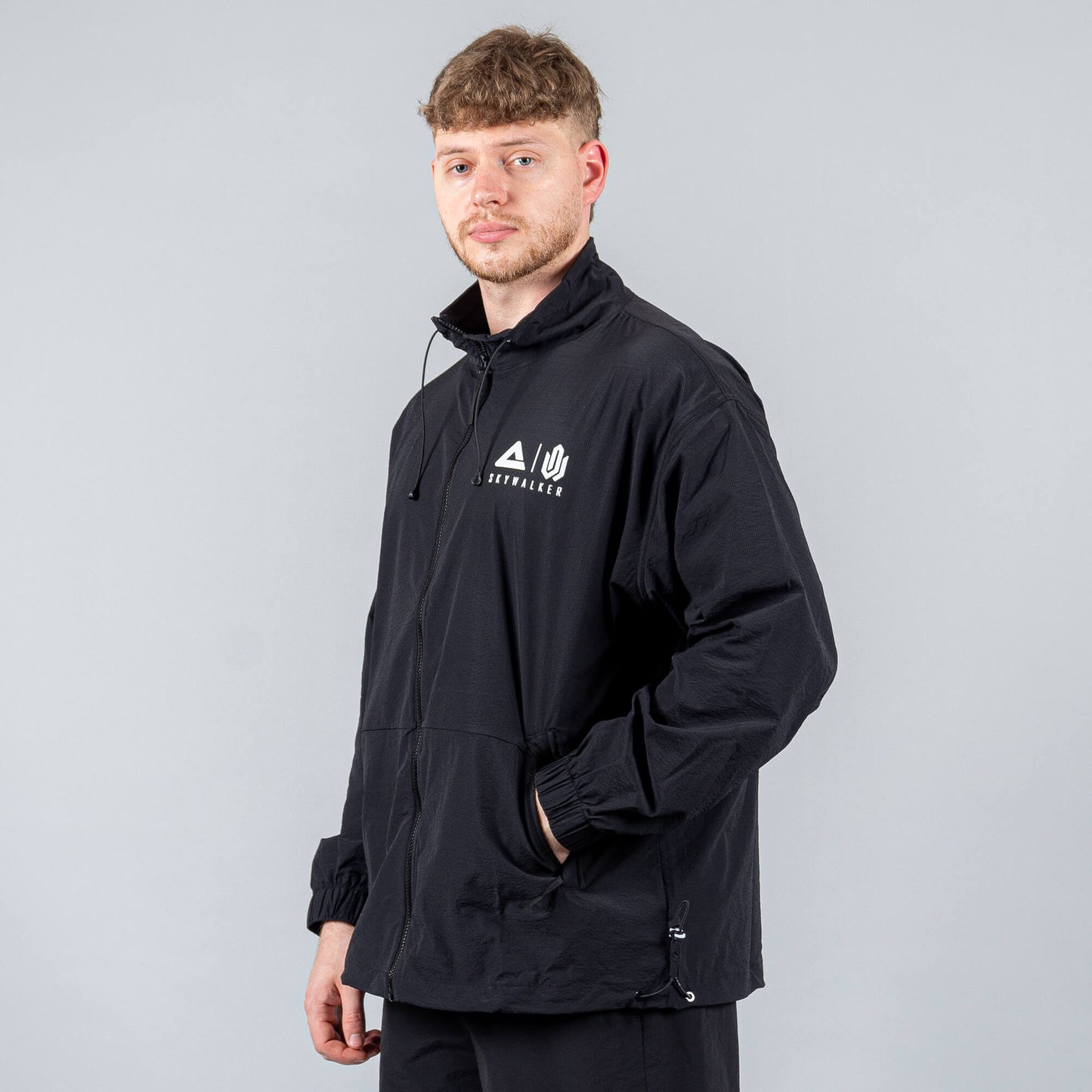 Pánska bunda Peak Ligth wind Jacket Wiggins BLACK