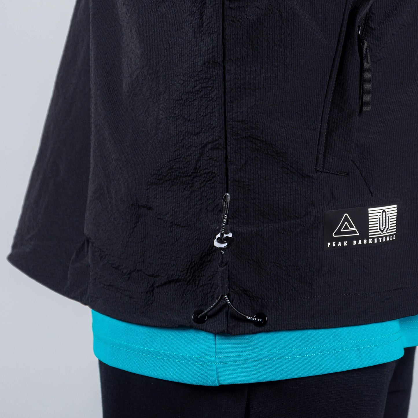 Pánska bunda Peak Ligth wind Jacket Wiggins BLACK