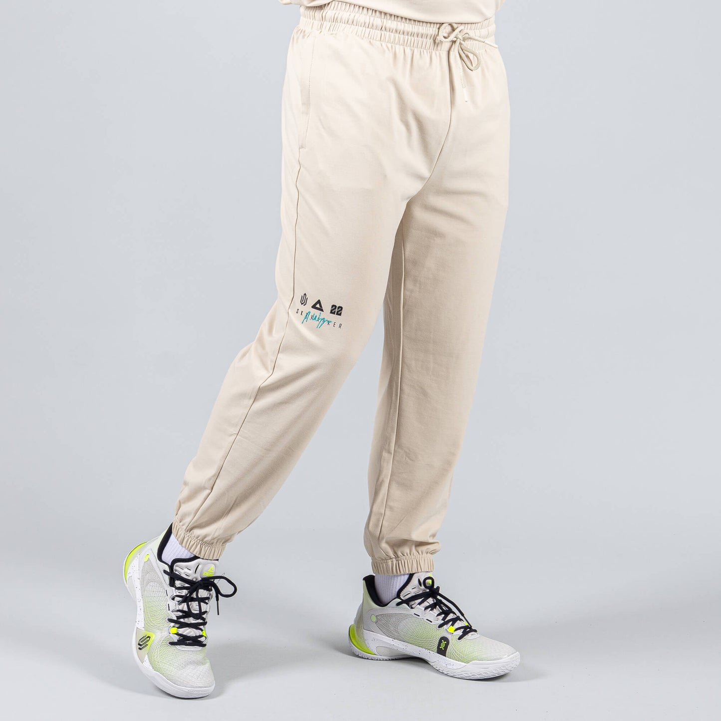 Pánske tepláky Peak Wiggins WHITE GREY