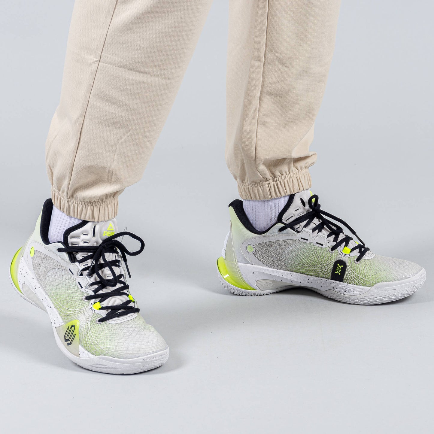 Pánske tepláky Peak Wiggins WHITE GREY