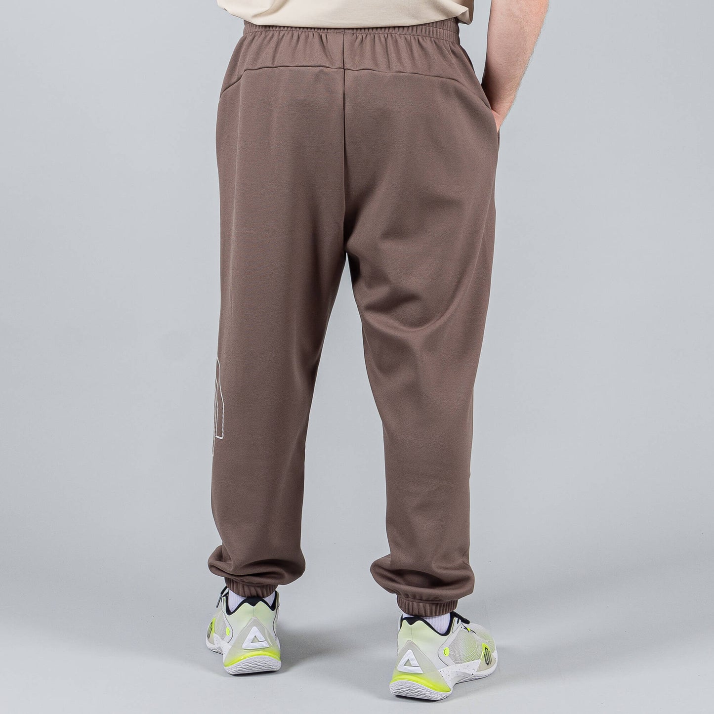 Tepláky Peak Wiggins Basketball Lifestyle Knitted Fleece Pants Brown