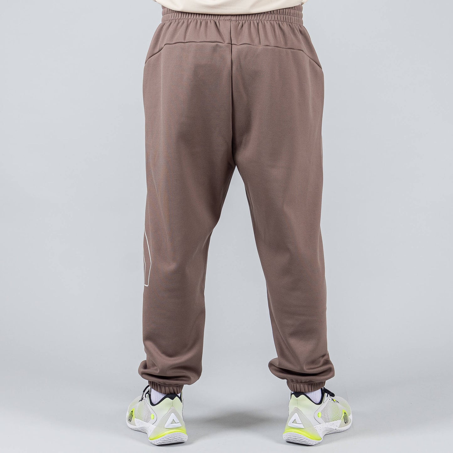 Tepláky Peak Wiggins Basketball Lifestyle Knitted Fleece Pants Brown