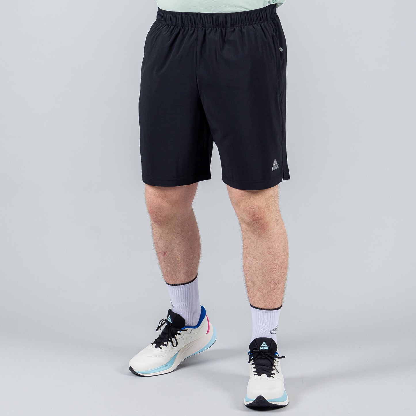 Bežecké šortky PEAK P-DRY BLACK