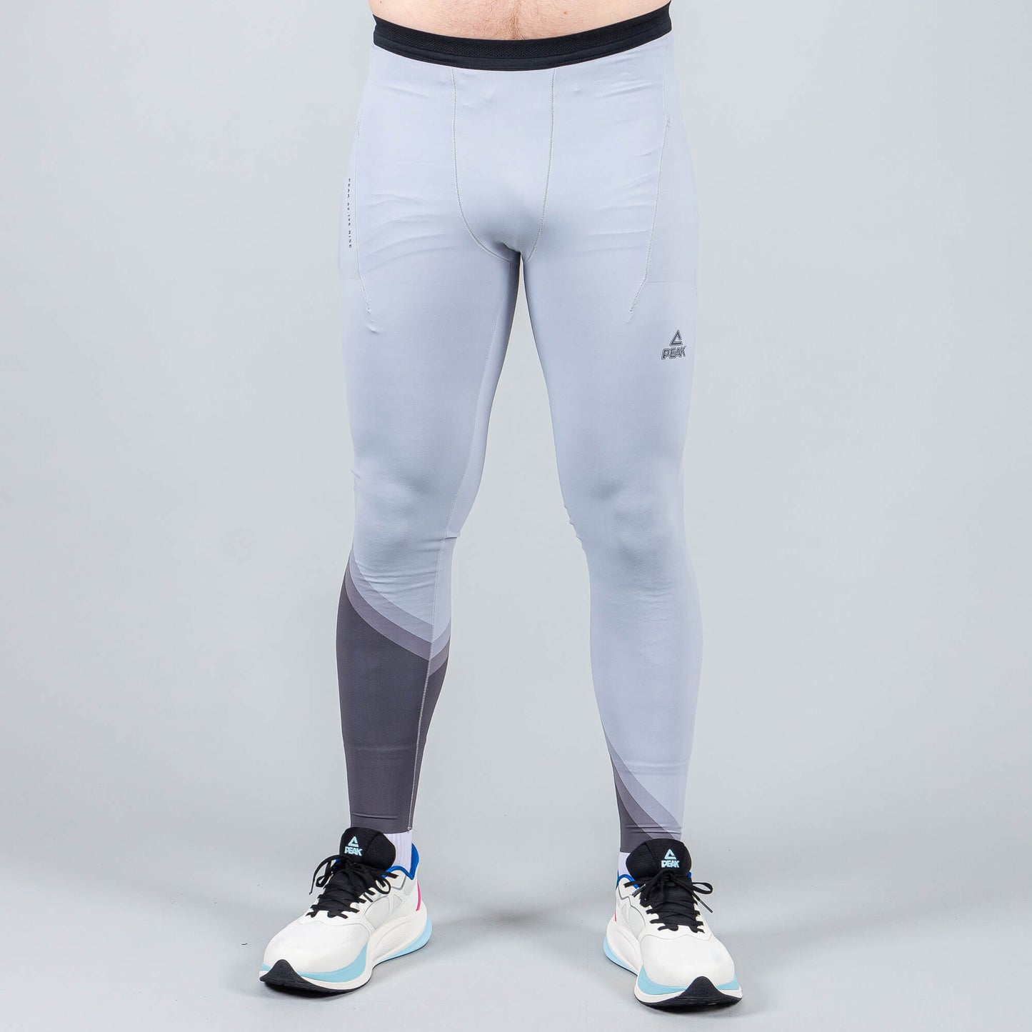 Bežecké legíny Peak SLIVER GREY