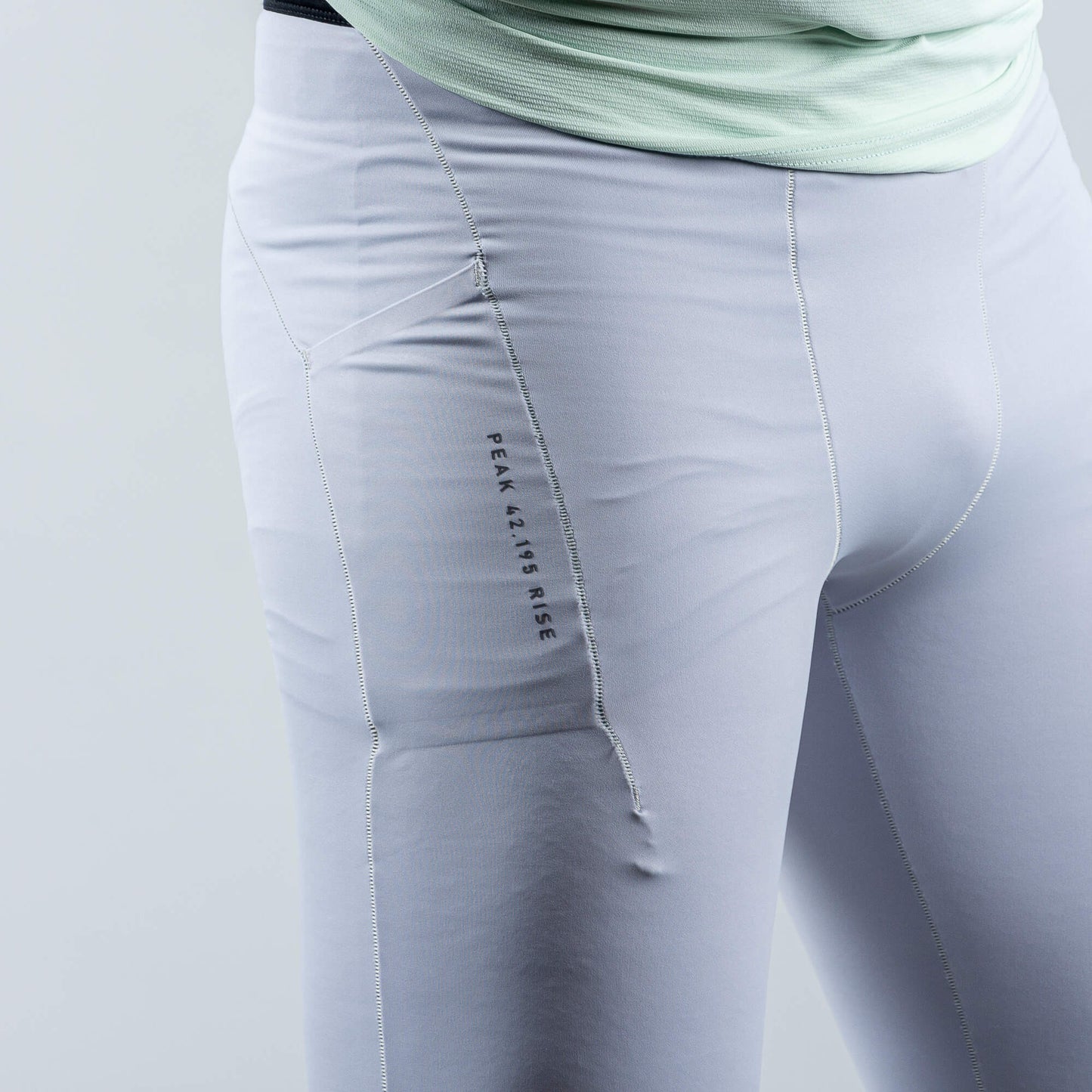 Bežecké legíny Peak SLIVER GREY