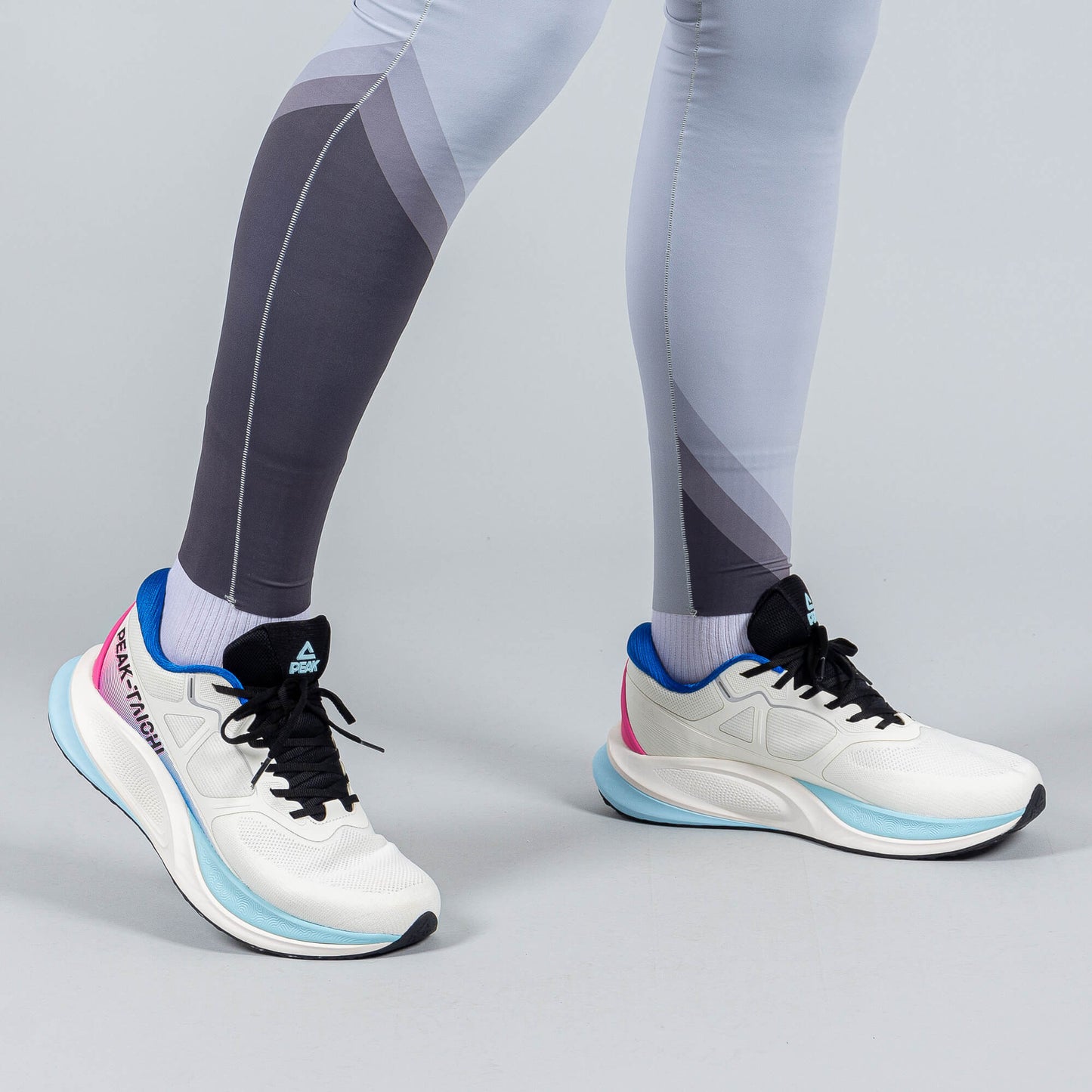 Bežecké legíny Peak SLIVER GREY