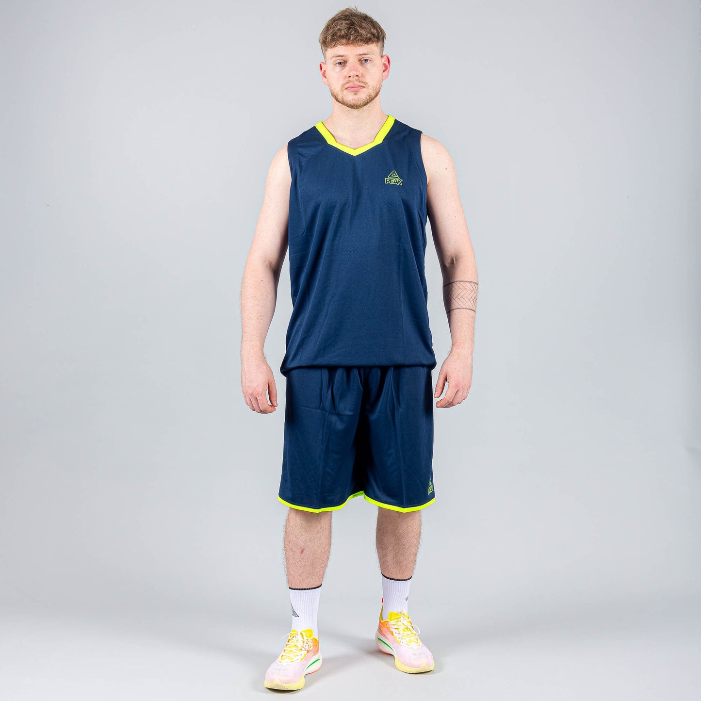 Basketbalová súprava (dres + trenírky) Peak Basketball Uniform set modrá
