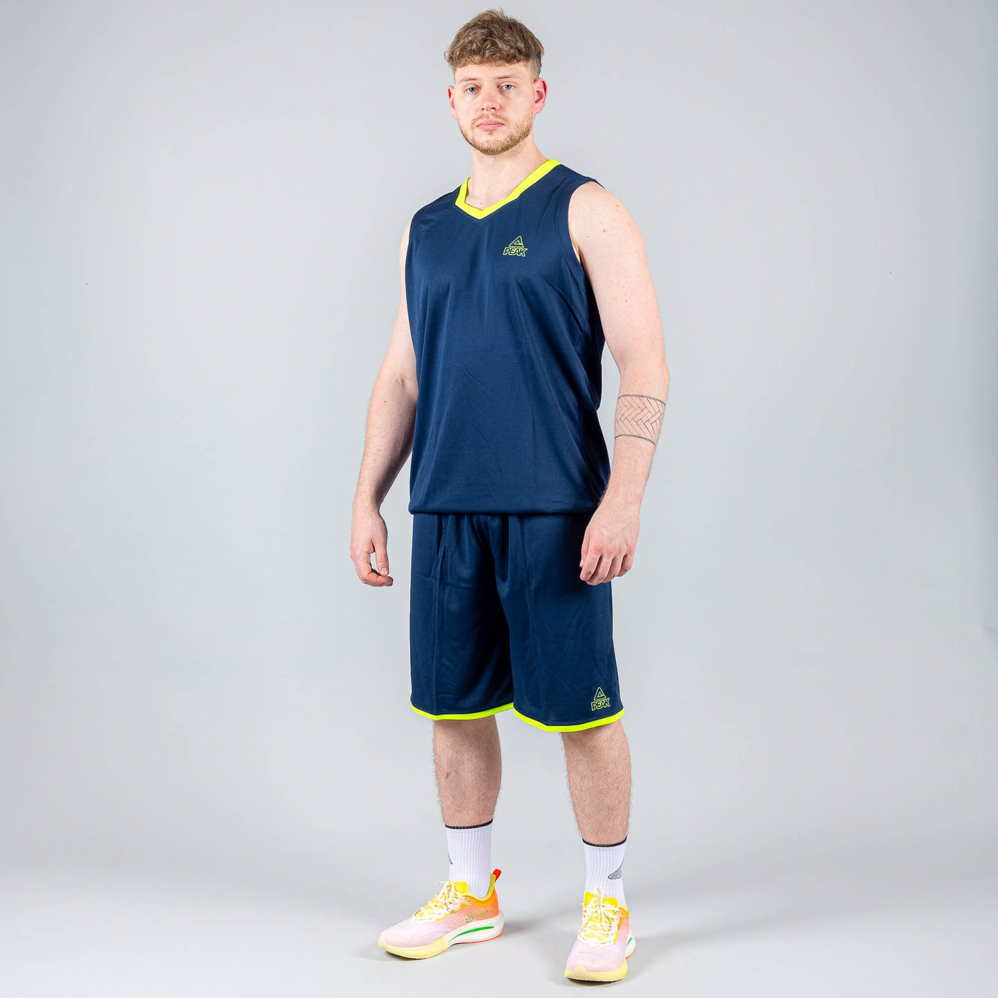 Basketbalová súprava (dres + trenírky) Peak Basketball Uniform set modrá