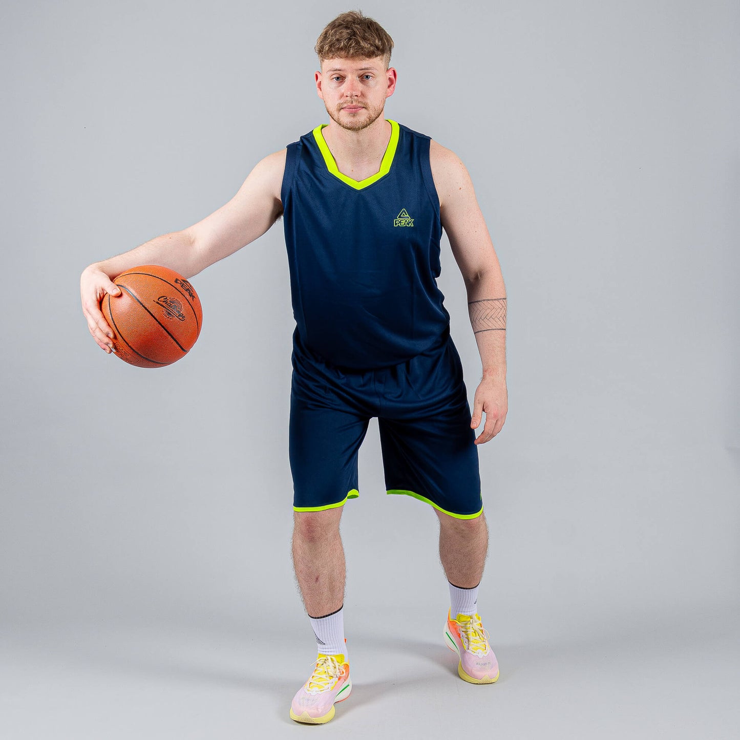 Basketbalová súprava (dres + trenírky) Peak Basketball Uniform set modrá