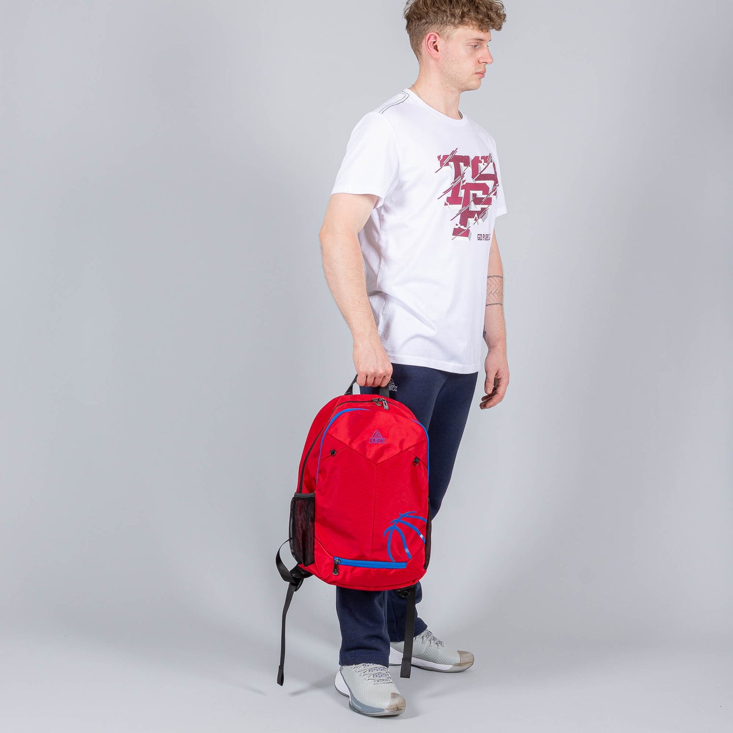 Batoh Peak Basketball Backpack Dk. Red