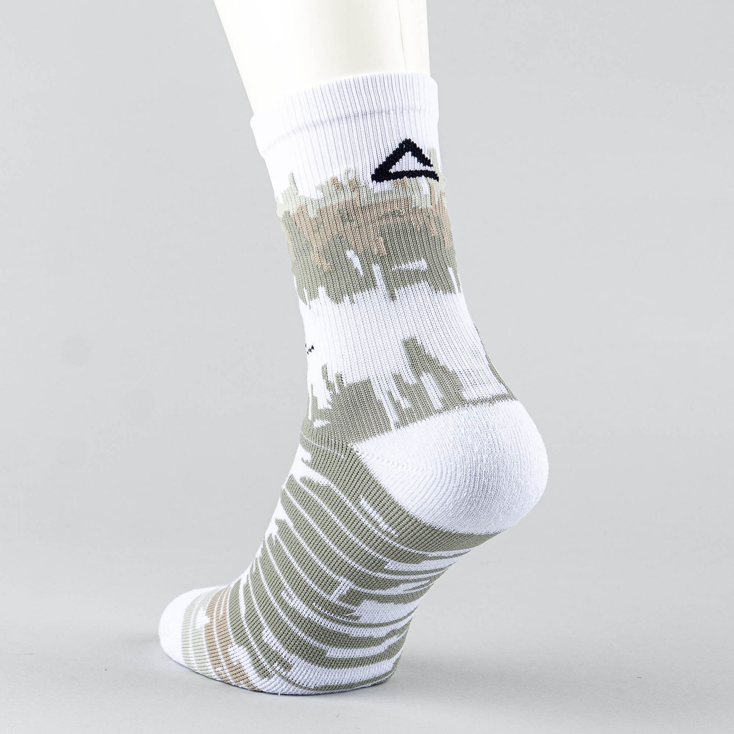 Basketbalové ponožky Peak Wiggins Basketbal Socks White/Grey