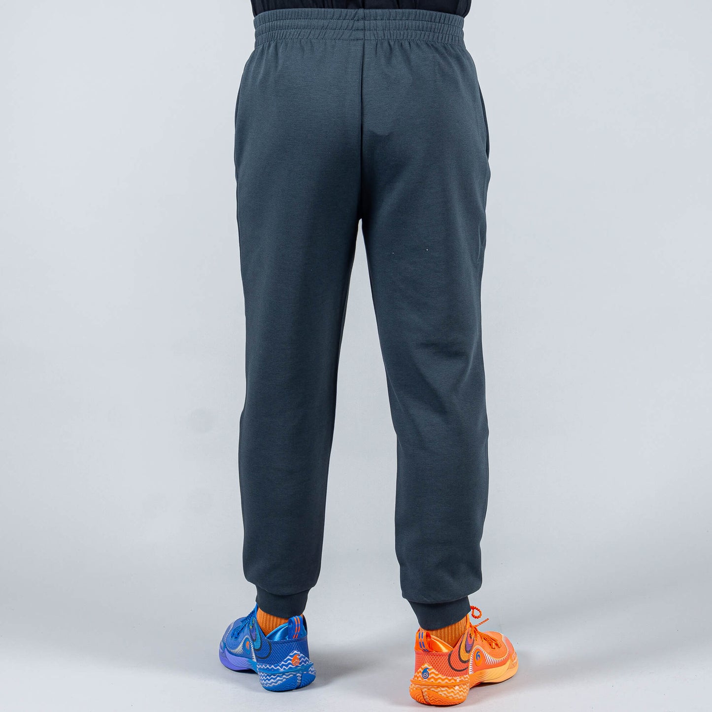 Tepláky Peak Basketball Wiggins Knitted Pants Dk.Grey Blue