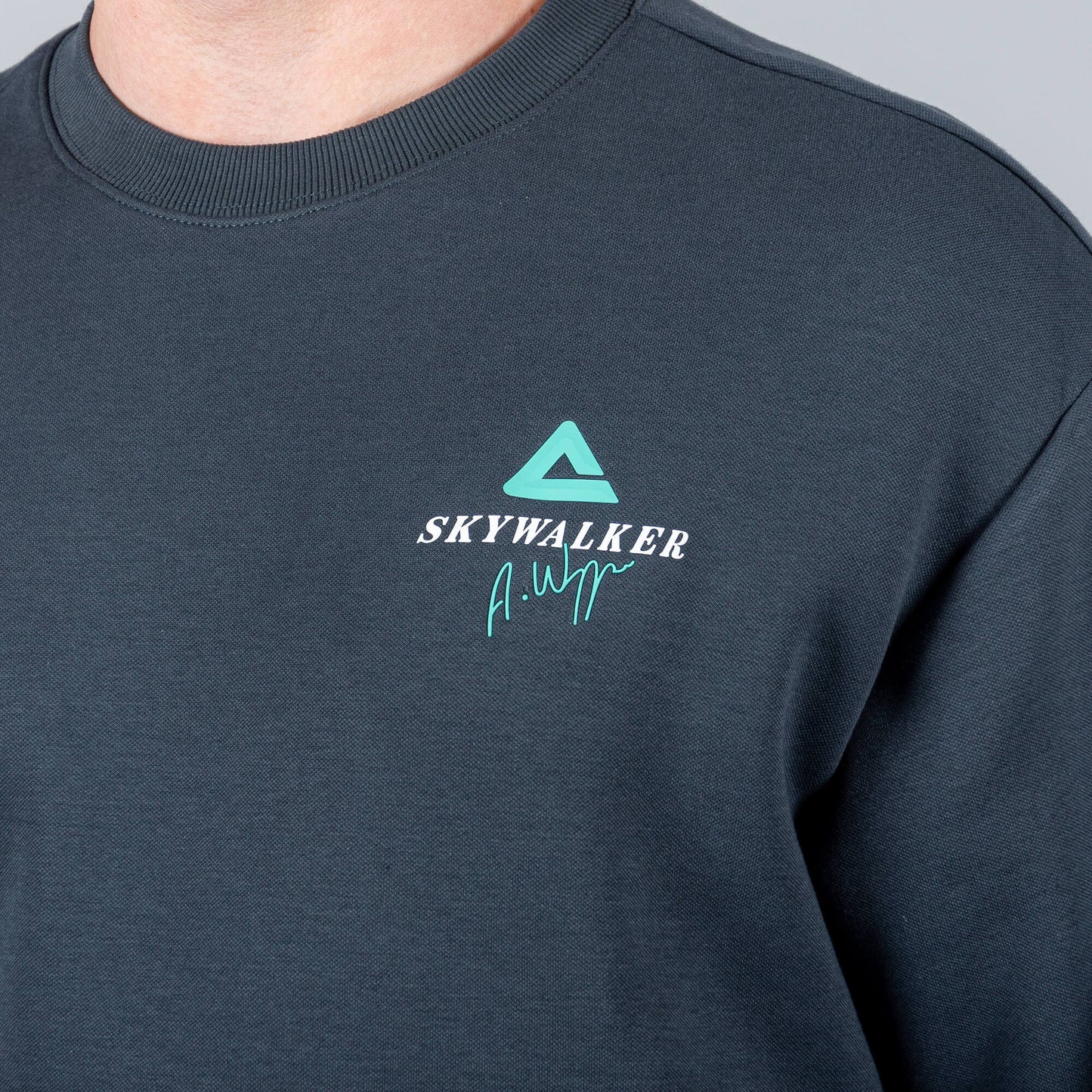 Mikina Peak Basketball Wiggins Sweater Dk. Grey Blue