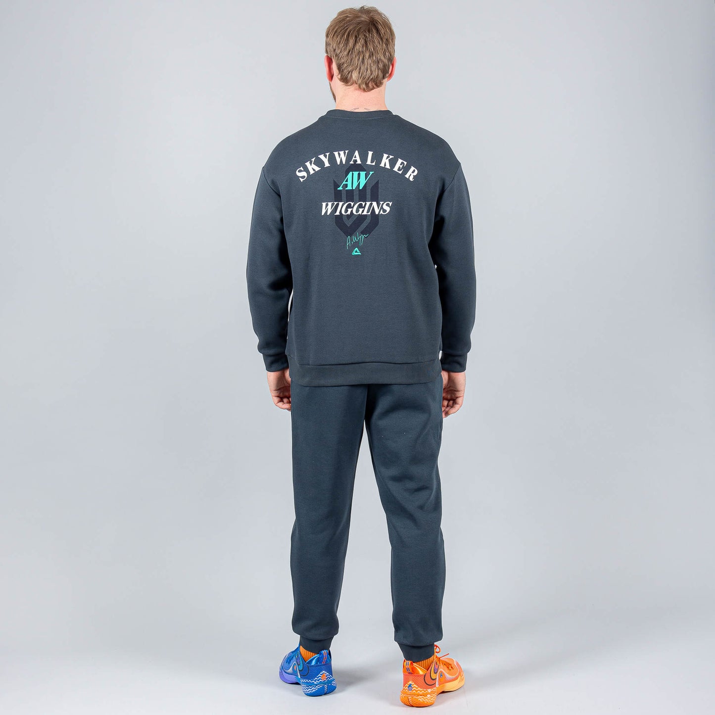 Mikina Peak Basketball Wiggins Sweater Dk. Grey Blue