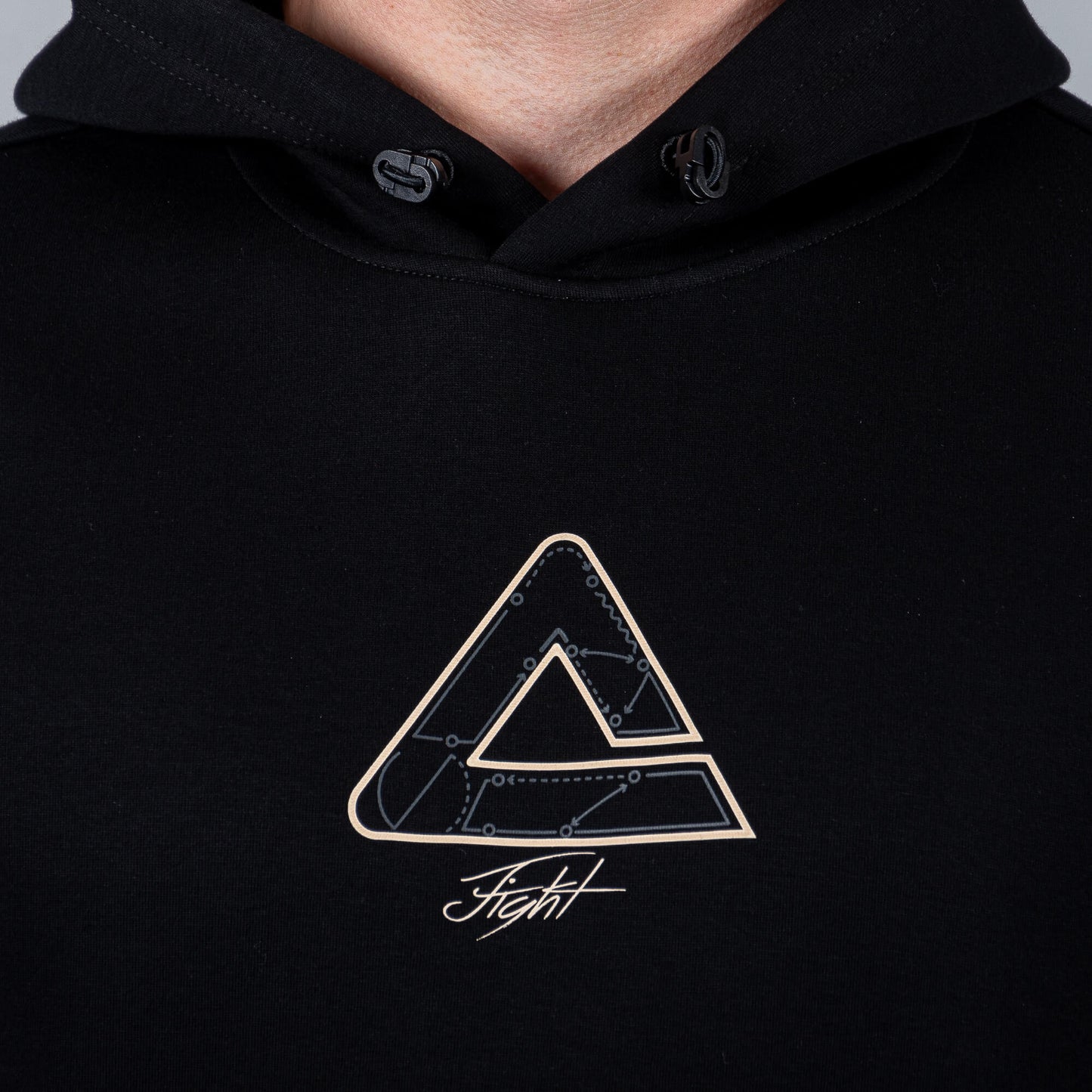 Mikina Peak Underground Fight Hoody Black