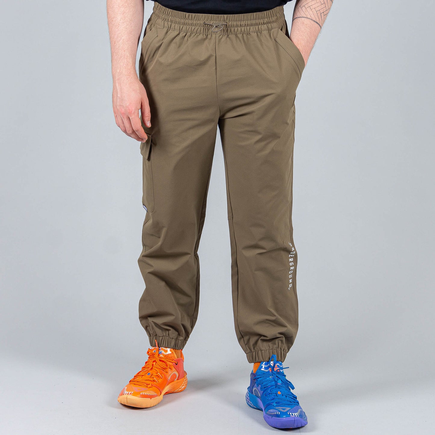 Tepláky Peak Basketball Underground Woven Pants Green
