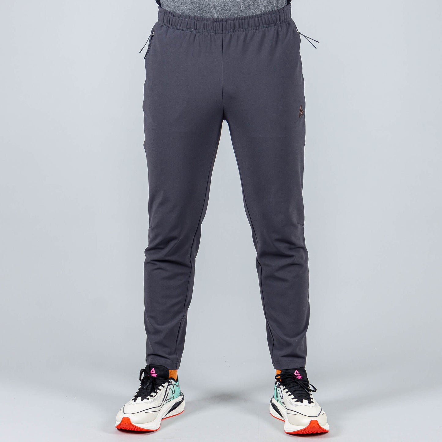 Tepláky Peak Running Knitted Pants Dk.Grey