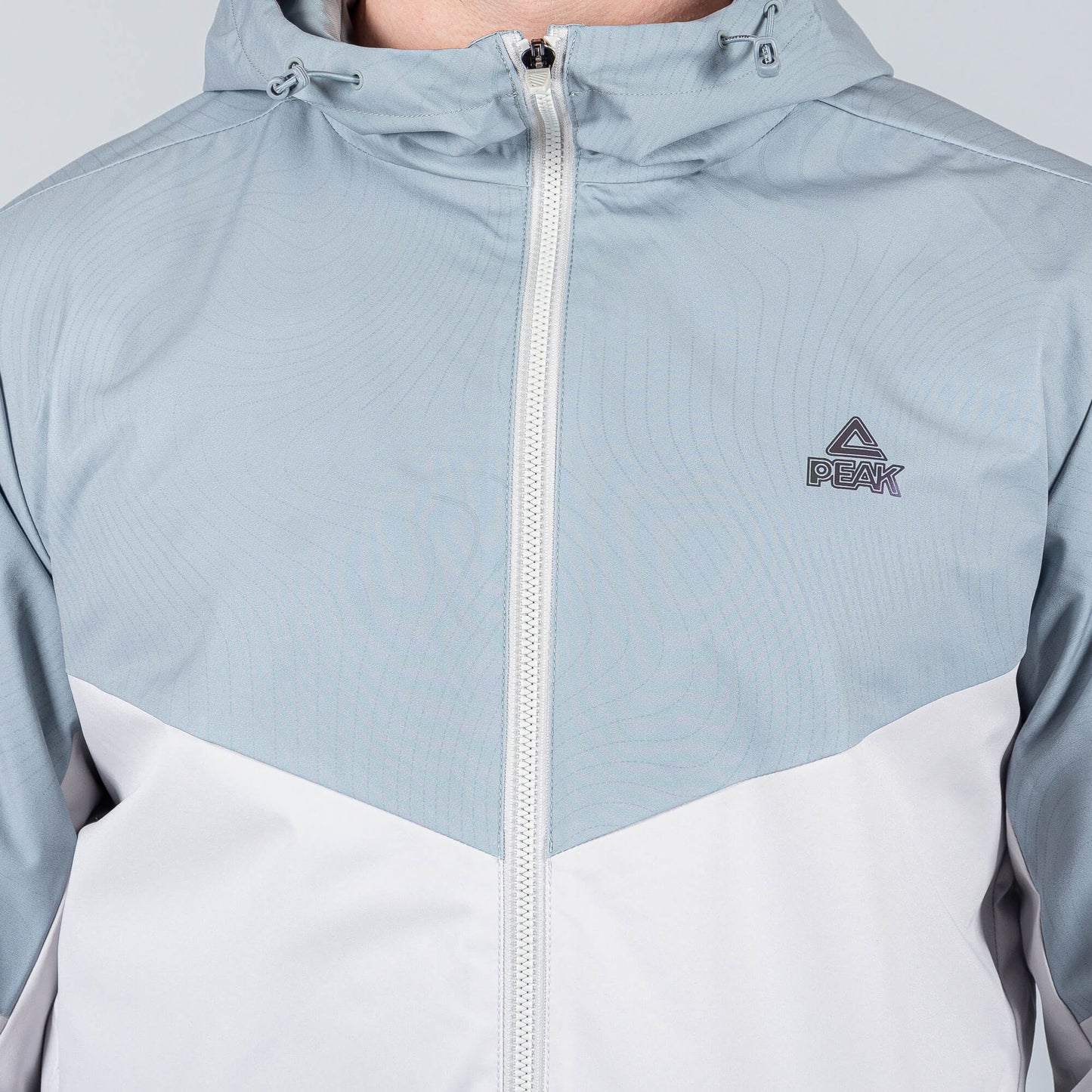 Bežecká bunda Peak Running Velvet Jacket Lt.Grey Blue