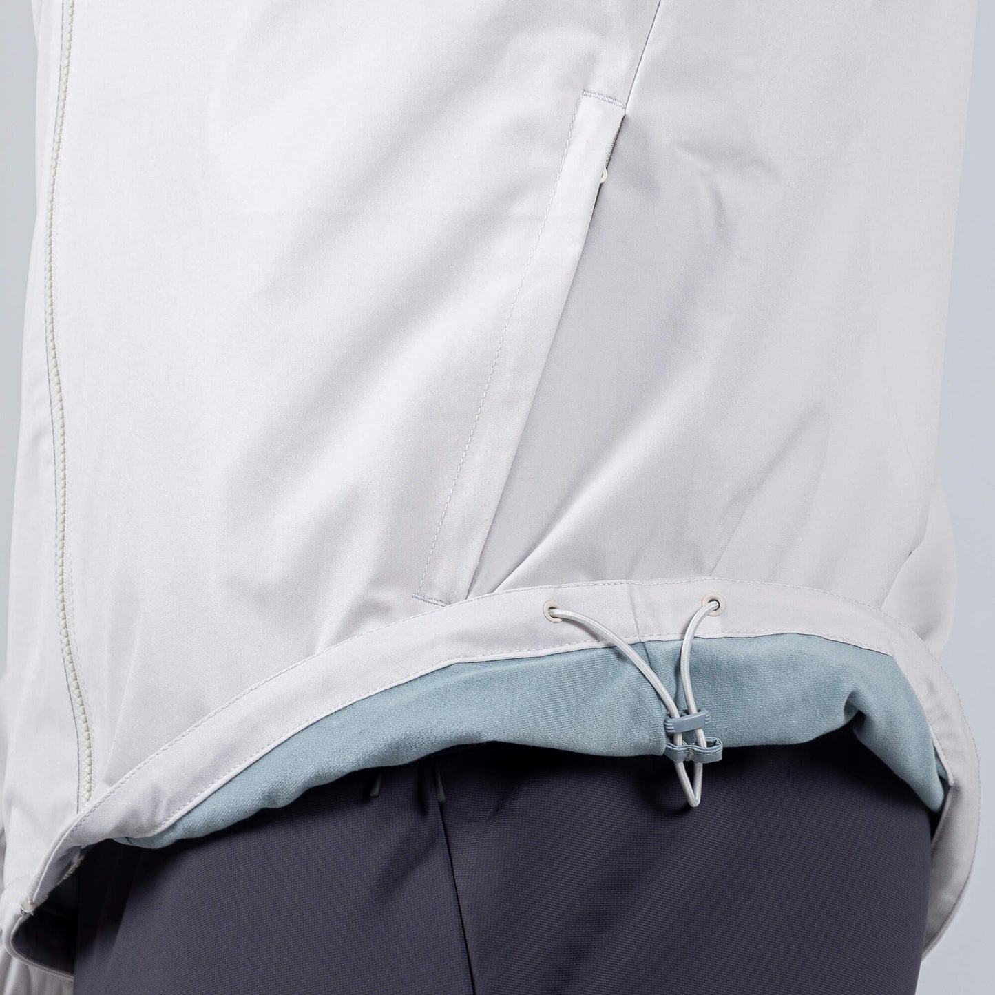 Bežecká bunda Peak Running Velvet Jacket Lt.Grey Blue