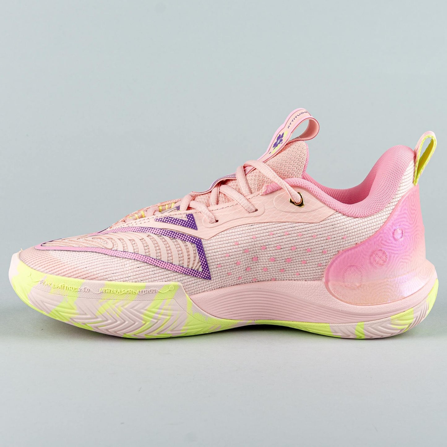 Dámske basketbalové tenisky Peak Taichi Big Triangle 4.0 Malik Monk Womens Signature Pro Basketball Match Shoes Pink