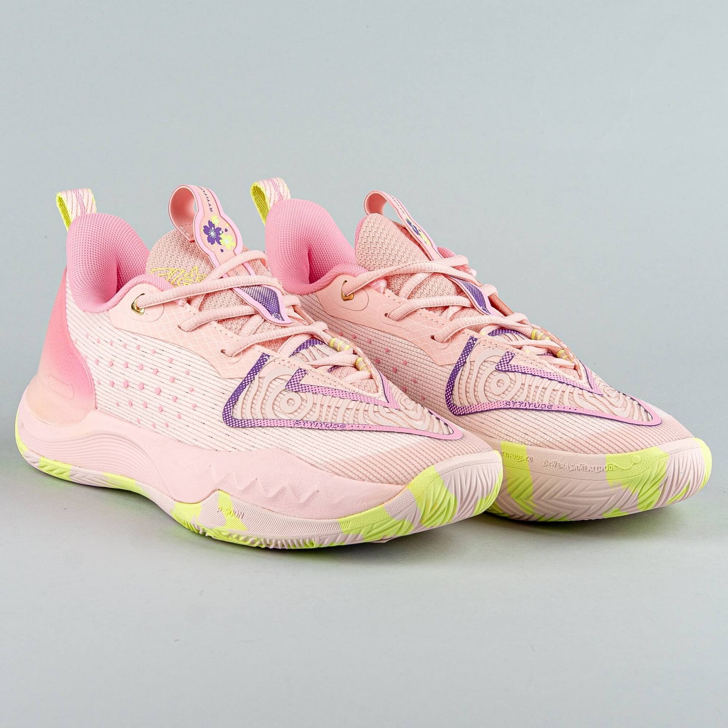 Dámske basketbalové tenisky Peak Taichi Big Triangle 4.0 Malik Monk Womens Signature Pro Basketball Match Shoes Pink