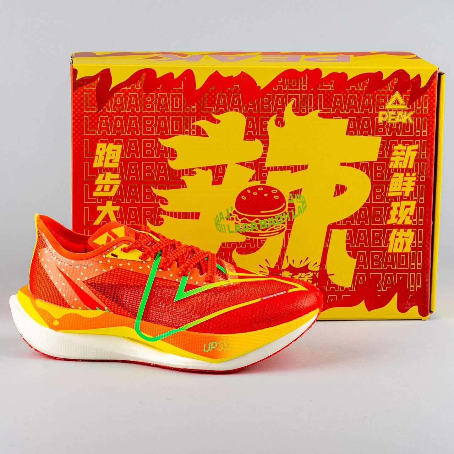 Dámske bežecké tenisky Peak Taichi Up30 3.0 Elite Women Pro Maraton Running Red Orange