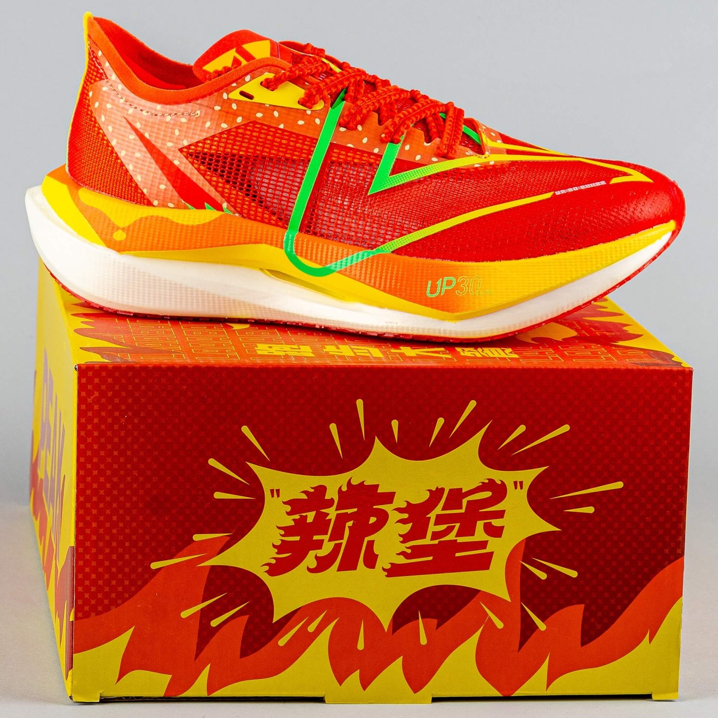 Dámske bežecké tenisky Peak Taichi Up30 3.0 Elite Women Pro Maraton Running Red Orange