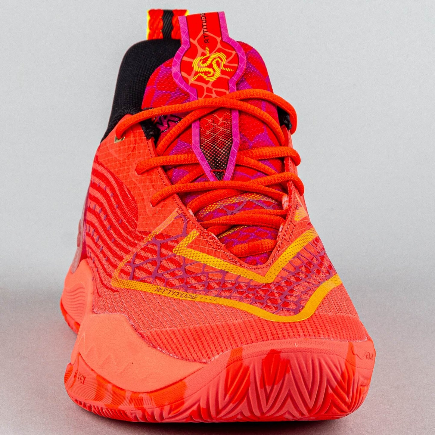 Basketbalové tenisky Peak Taichi Big Triangle 4.0 Malik Monk Signature Pro Basketball Match Shoes Red Melange