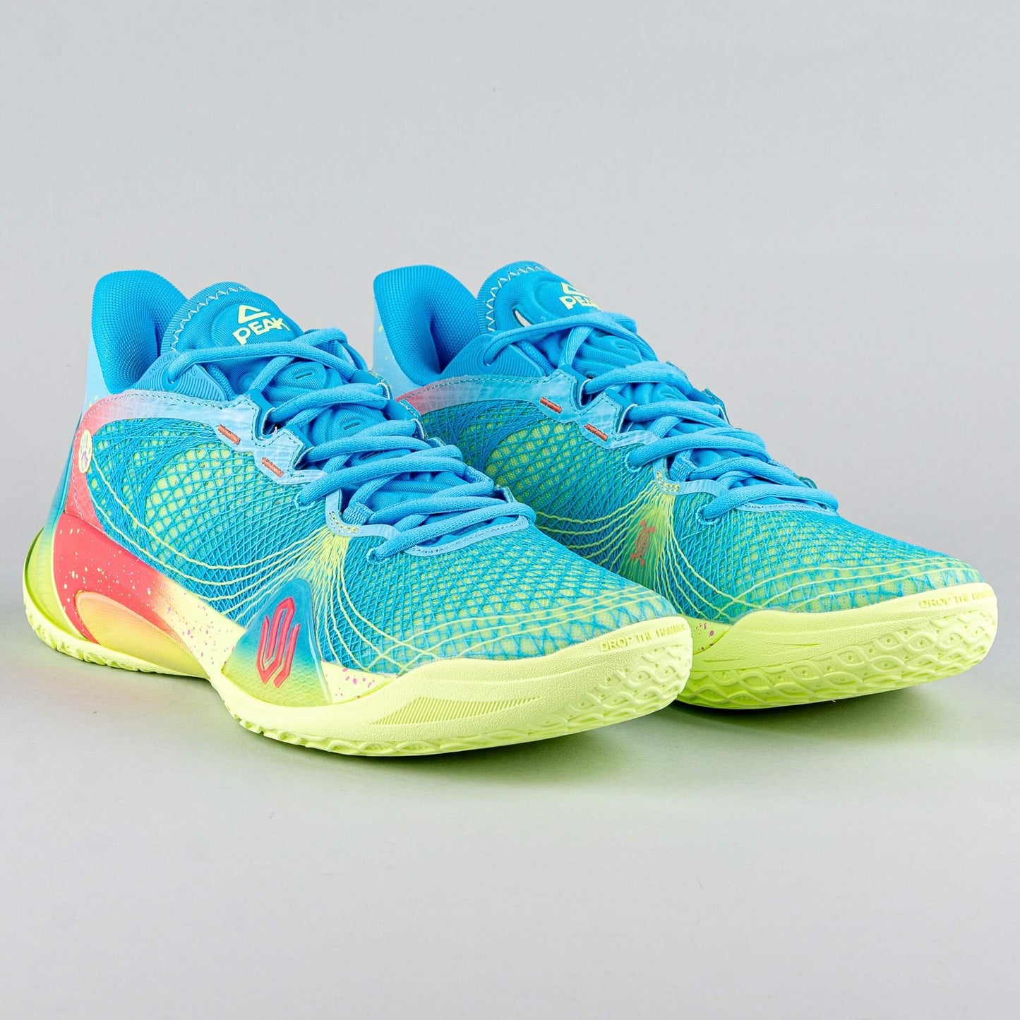 Basketbalové tenisky Peak AW Talent-2 Andrew Wiggins Signature Pro Basketball Match Shoes Mild Green/Tropical Blue