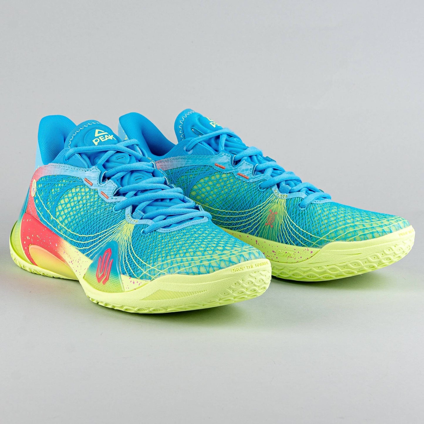 Basketbalové tenisky Peak AW Talent-2 Andrew Wiggins Signature Pro Basketball Match Shoes Mild Green/Tropical Blue