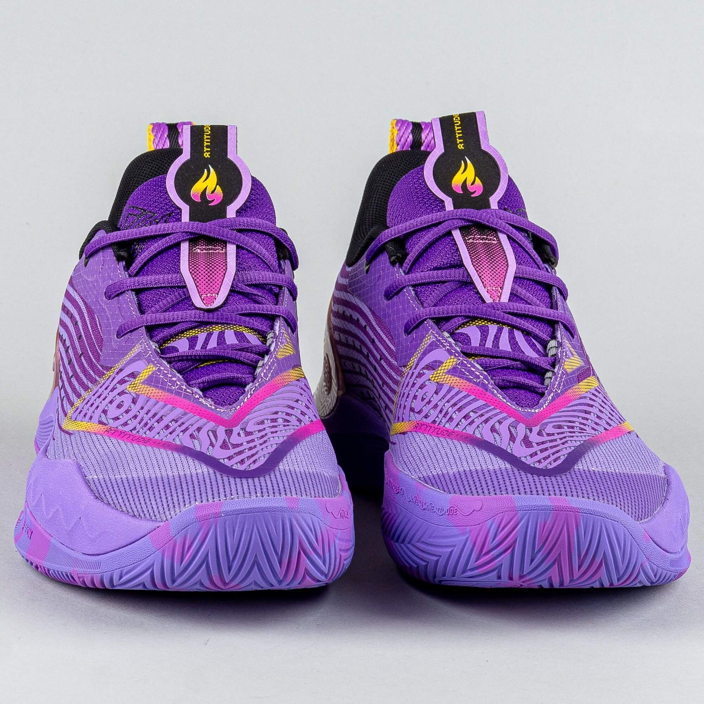 Basketbalové tenisky Peak Taichi Big Triangle 4.0 Malik Monk Signature Pro Basketball Match Shoes Melange Purple