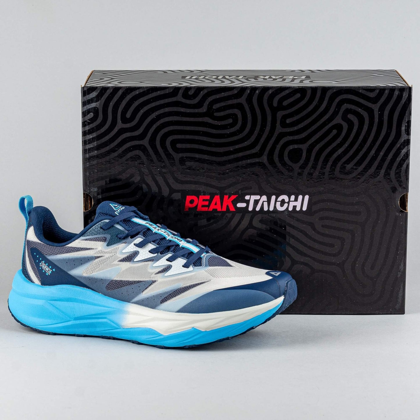 Bežecké tenisky Peak Men'S Gpx Pro 21K  Pro Running Training Shoes Lt.Grey/Still Blue