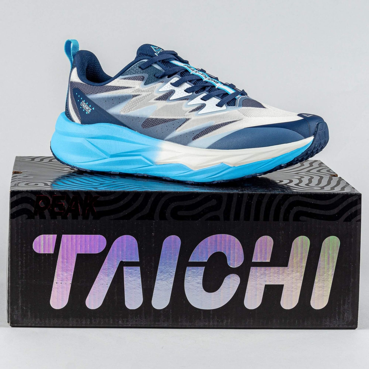 Bežecké tenisky Peak Men'S Gpx Pro 21K  Pro Running Training Shoes Lt.Grey/Still Blue