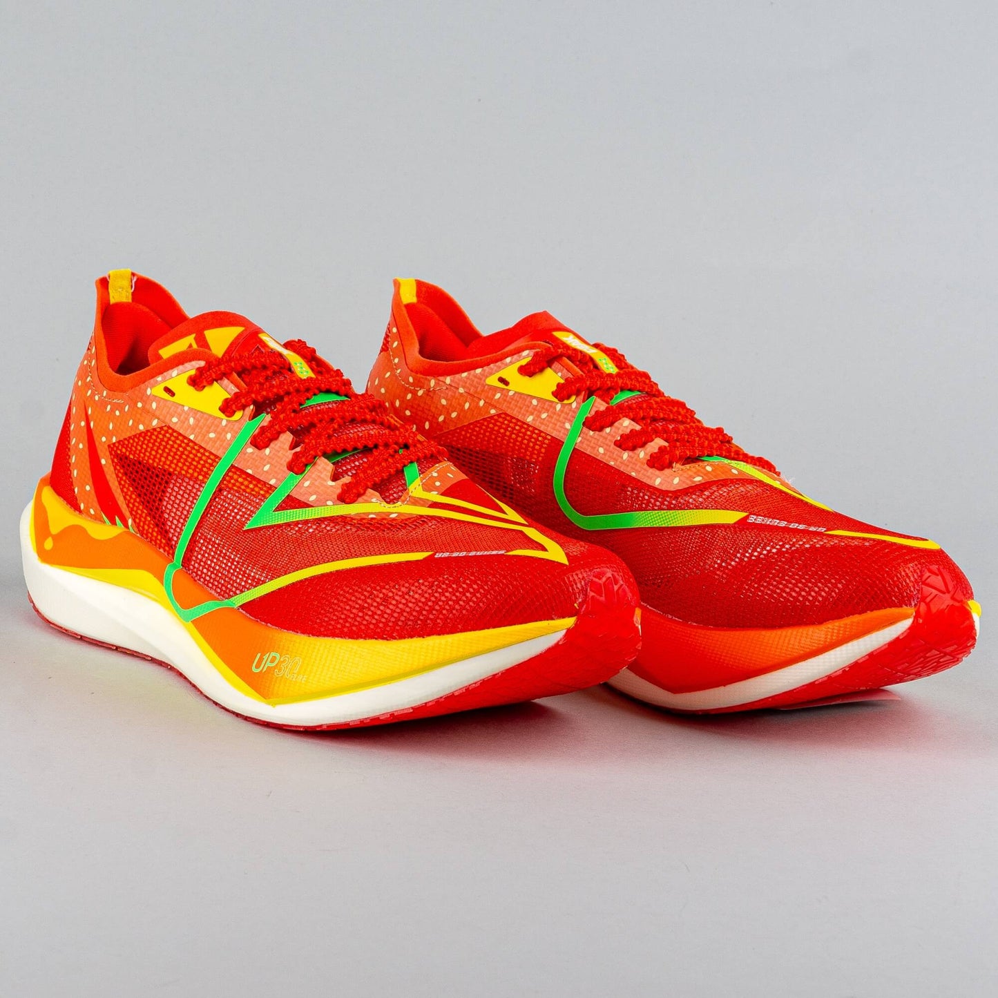 Bežecké tenisky Peak Taichi Up30 3.0 Elite Pro Maraton Running Red Orange