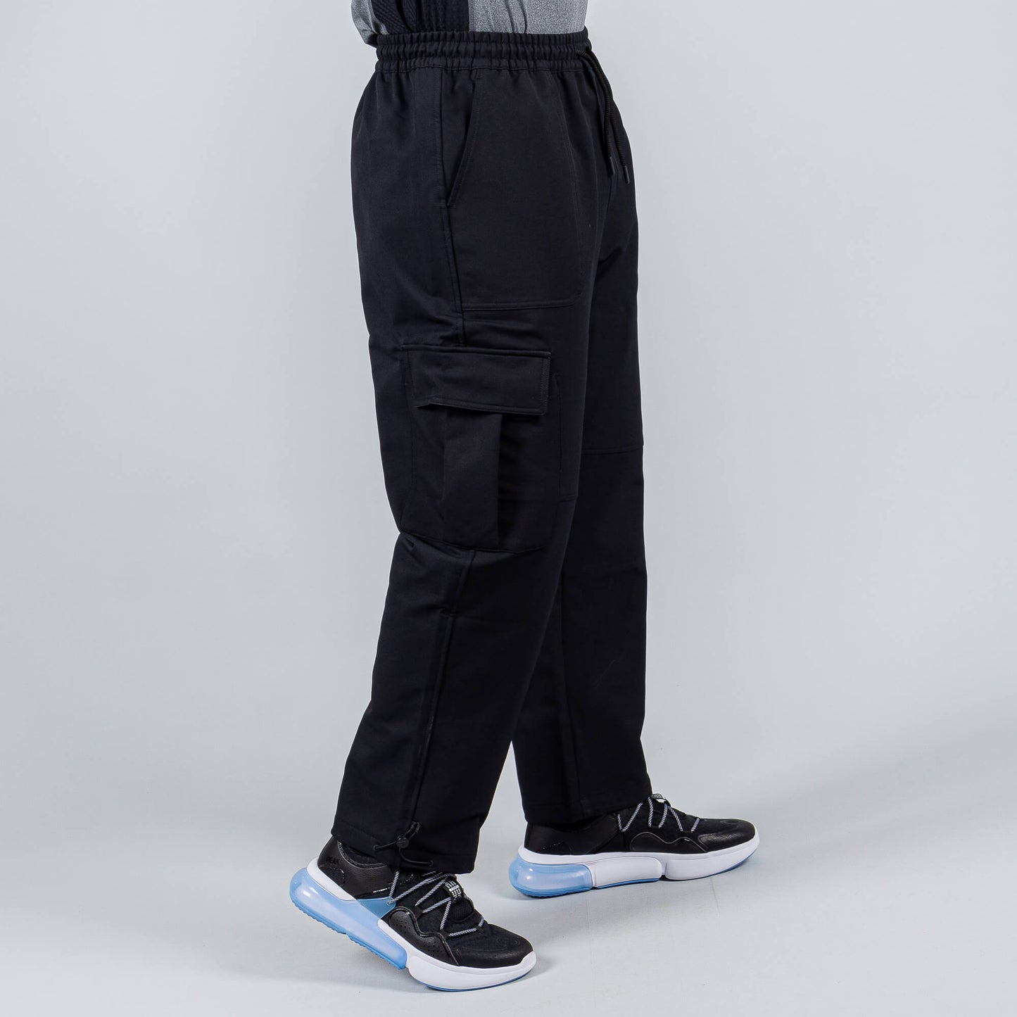 Nohavice Peak Right Woven Fleece Pants Black