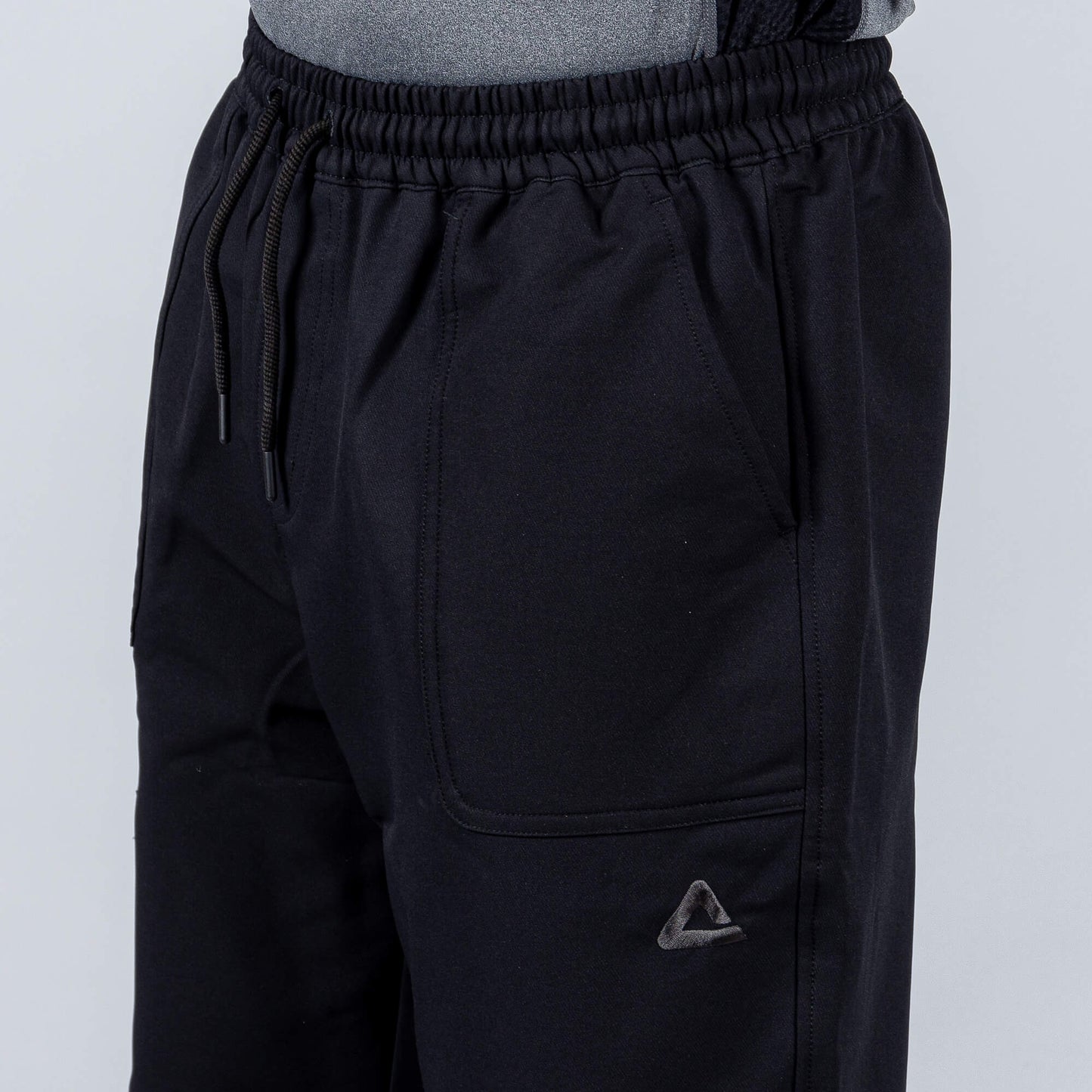 Nohavice Peak Right Woven Fleece Pants Black