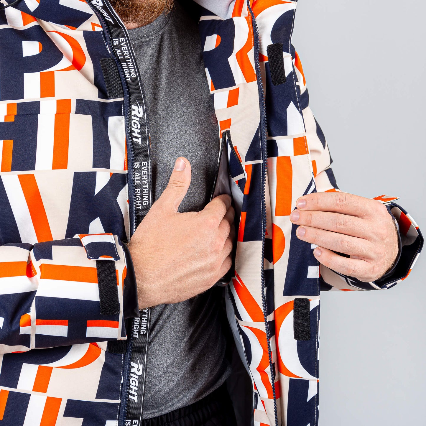 Páperova Bunda Peak Right Medium Heavy Down Jacket Dk.Blue