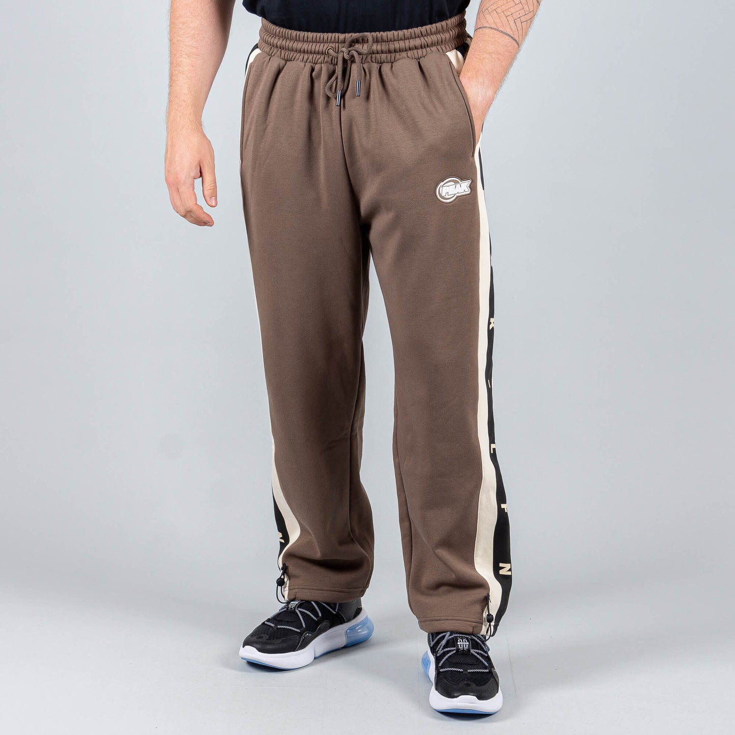 Tepláky Peak LFN Knitted Fleece Pants Brown