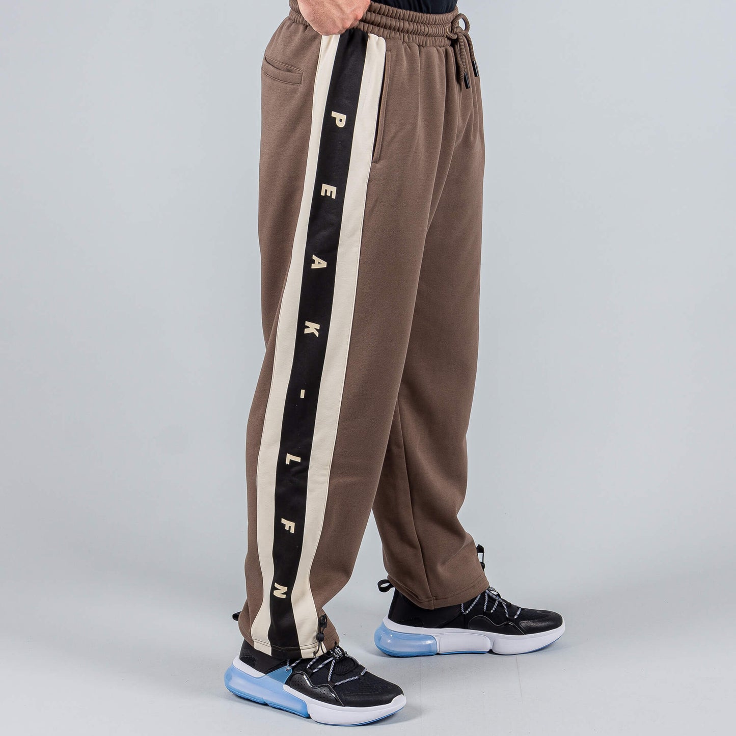 Tepláky Peak LFN Knitted Fleece Pants Brown