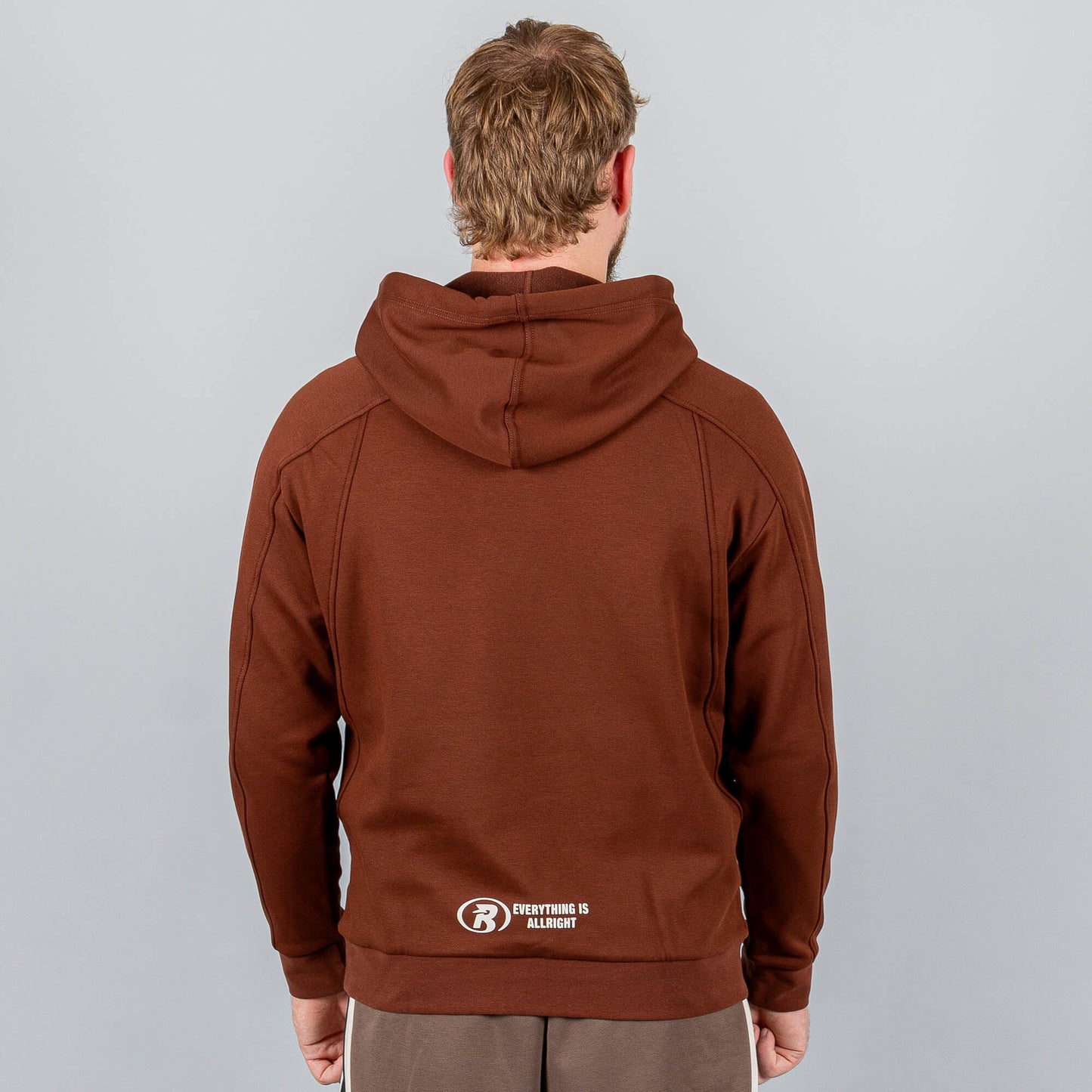 Mikina s kapucňou Peak Right  Fleece Hoodie Brown