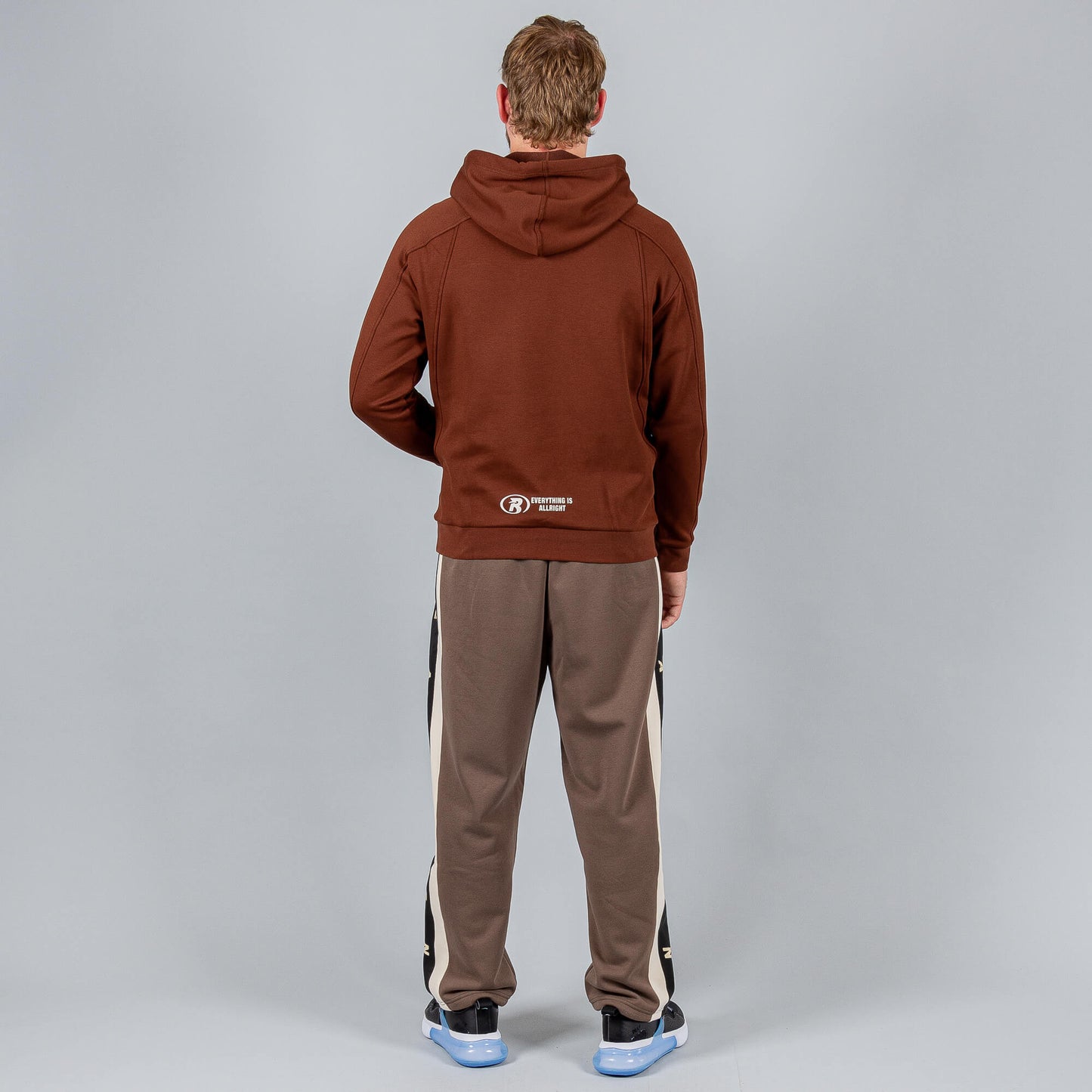 Mikina s kapucňou Peak Right  Fleece Hoodie Brown