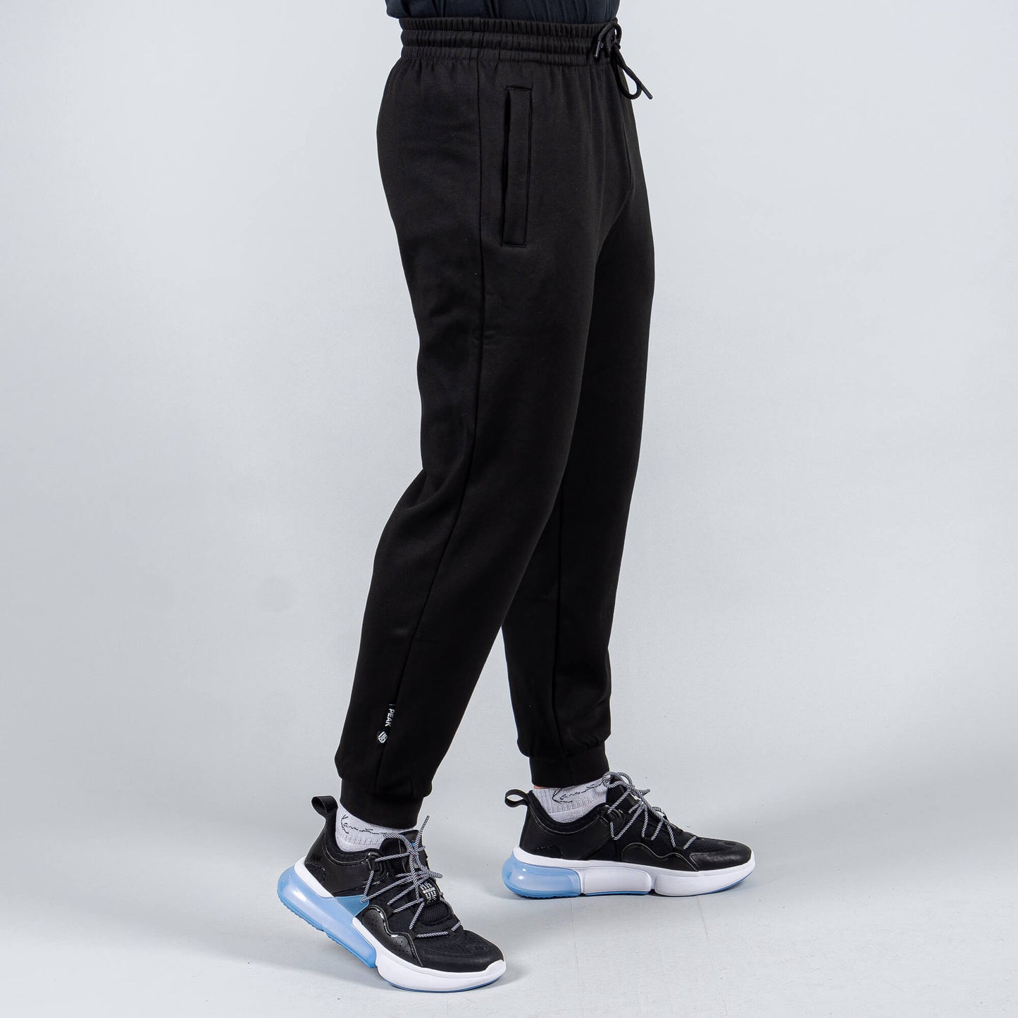 Tepláky Peak Basketball Underground Knitted Fleece Pants Black