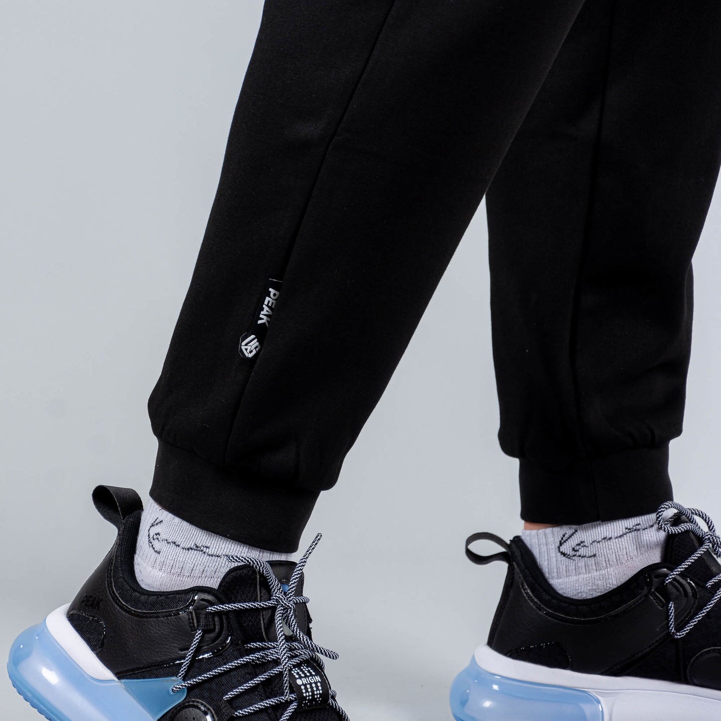 Tepláky Peak Basketball Underground Knitted Fleece Pants Black