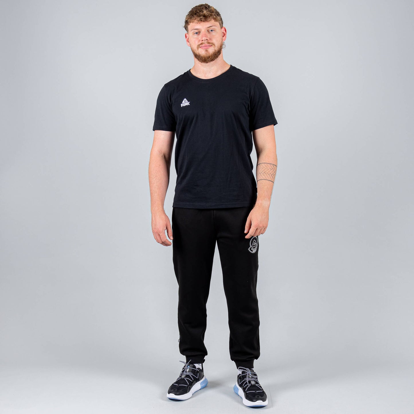 Tepláky Peak Basketball Underground Knitted Fleece Pants Black