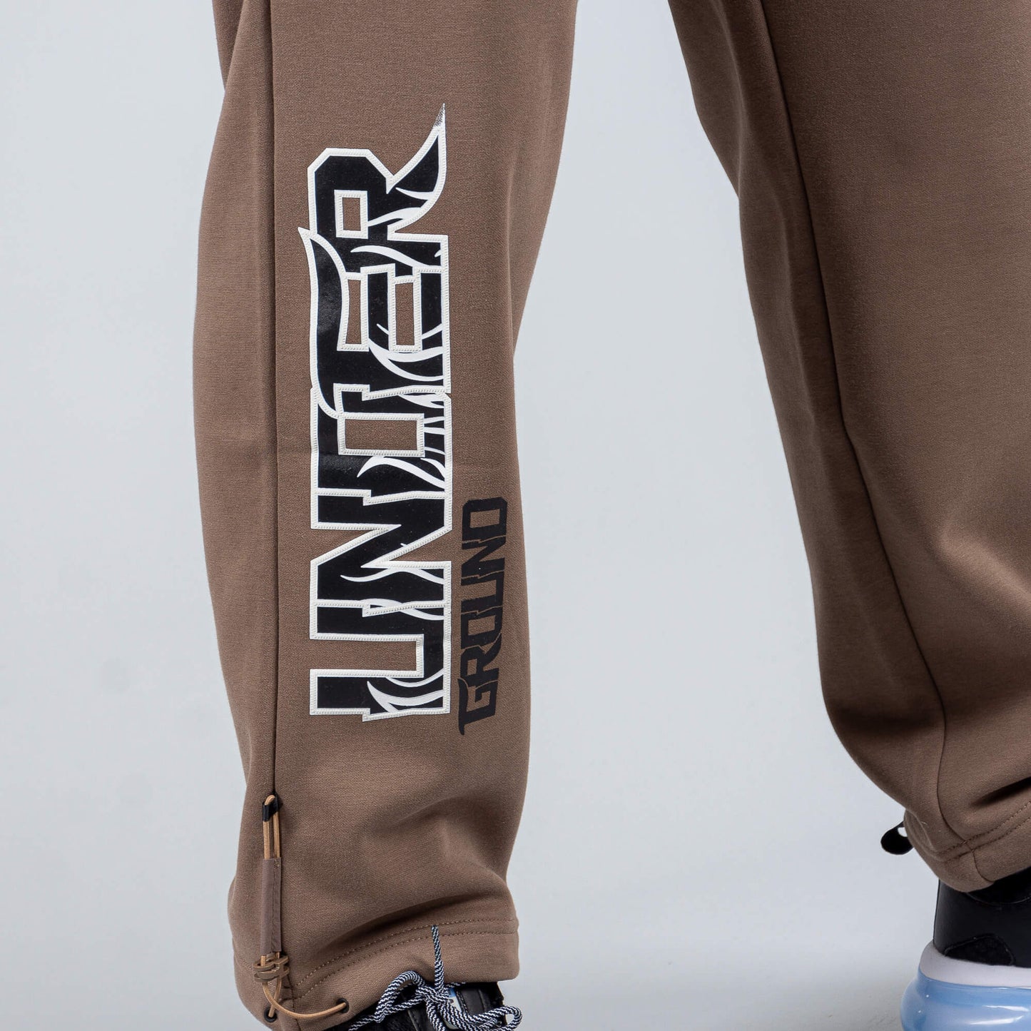 Tepláky Peak Basketbal Underground Knitted Fleece Pants Brown
