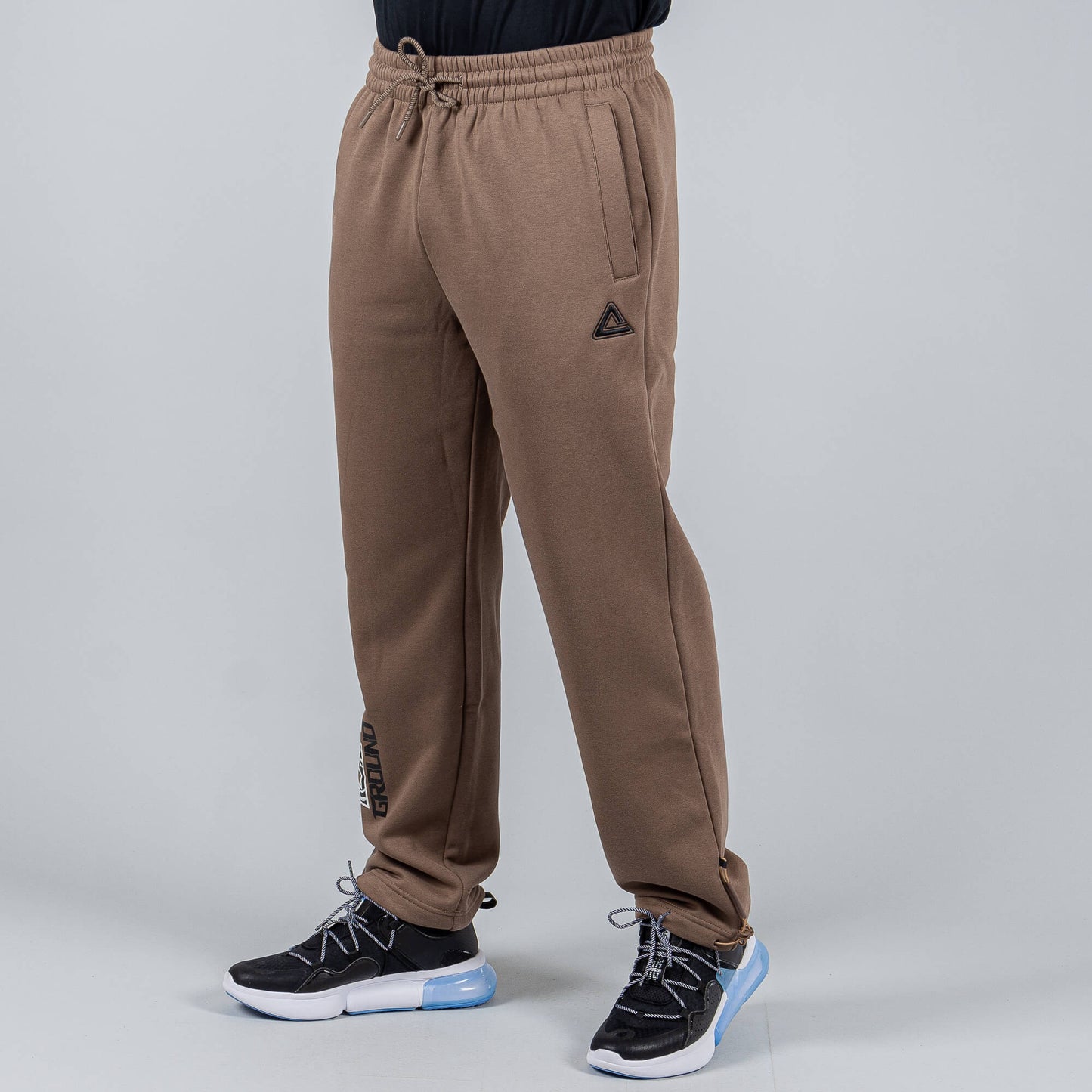 Tepláky Peak Basketbal Underground Knitted Fleece Pants Brown